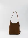 Tory Burch Small Suede Hobo Bag With Adjustable Handle In Brown