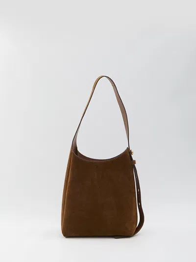 TORY BURCH TORY BURCH ROMY HOBO BAG SMALL IN SUEDE