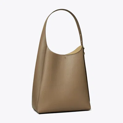 Tory Burch Romy Hobo Bag In Wild Mushroom