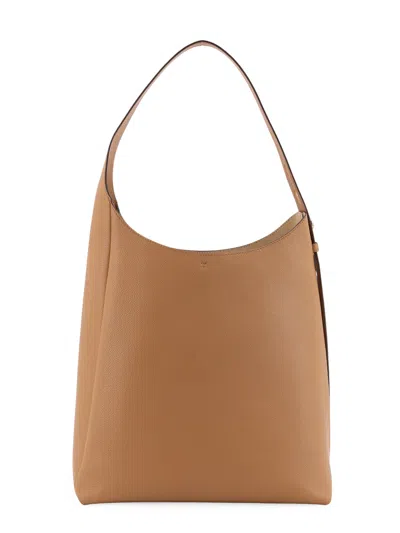 Tory Burch Romy Hobo Leather Bag In Brown
