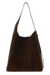 Tory Burch Romy Suede Hobo Bag Dark Cocoa In Brown