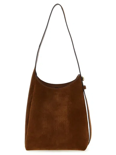 TORY BURCH ROMY HOBO SHOULDER BAGS BROWN