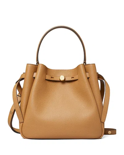 TORY BURCH ROMY LEATHER BUCKET BAG