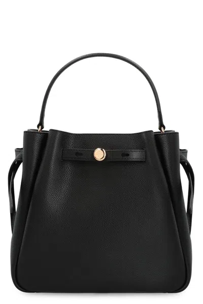 TORY BURCH TORY BURCH ROMY LEATHER BUCKET BAG
