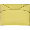Tory Burch Romy Leather Card Case In Yellow