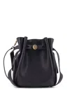Tory Burch Romy Leather Crossbody Bag In Black