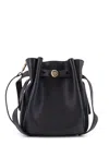 Tory Burch Romy Leather Crossbody Bag In Black