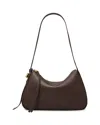 Tory Burch Zip-fastening Flap Shoulder Bag In Brown