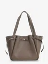 Tory Burch Romy Leather Shoulder Bag In Brown