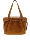 Tory Burch Romy Leather Tote Bag In Brown