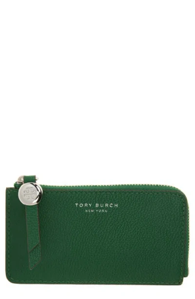 Tory Burch Romy Leather Zip Card Case