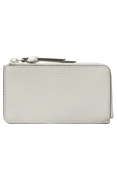 Tory Burch Romy Leather Zip Card Case In Pink