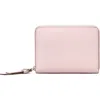 Tory Burch Romy Medium Leather Zip Wallet In Pink