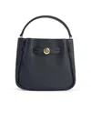 Tory Burch 'romy' Mini Bucket Bag In Black