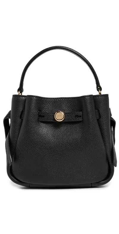 Tory Burch Romy Mini Bucket Bag Black
