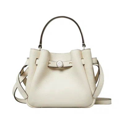 Pre-owned Tory Burch Romy Mini Bucket Bag 'light Cream' | Women's Size Onesize