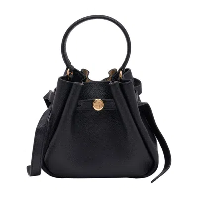 Tory Burch Romy Mini Crossbody In Black