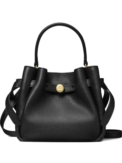 TORY BURCH TORY BURCH ROMY MINI LEATHER BUCKET BAG