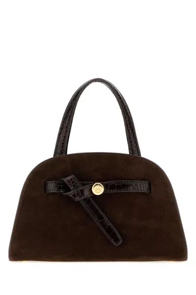 Tory Burch Romy Mini Top-handle Satchel In Brown