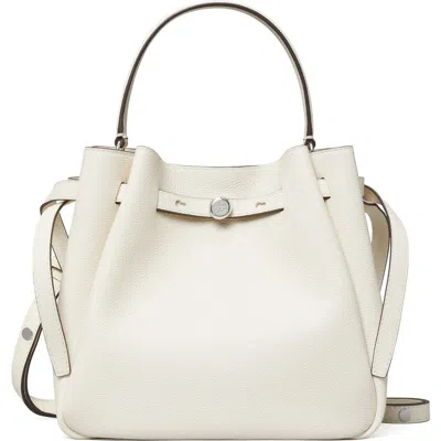 Tory Burch Romy Bucket Bag In White