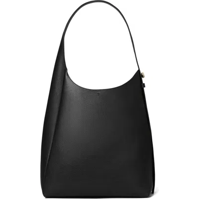 TORY BURCH TORY BURCH ROMY PEBBLE LEATHER HOBO BAG