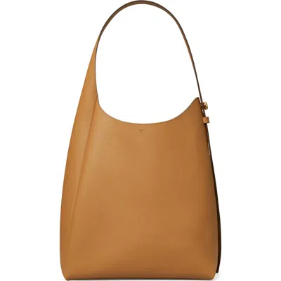 TORY BURCH TORY BURCH ROMY PEBBLE LEATHER HOBO BAG