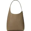 Tory Burch Romy Pebble Leather Hobo Bag In Wild Mushroom