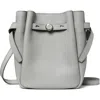 Tory Burch Romy Small Crossbody In Light Granite