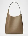 Tory Burch Romy Pebbled Leather Hobo Bag