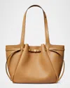 Tory Burch Romy Pebbled Leather Tote Bag