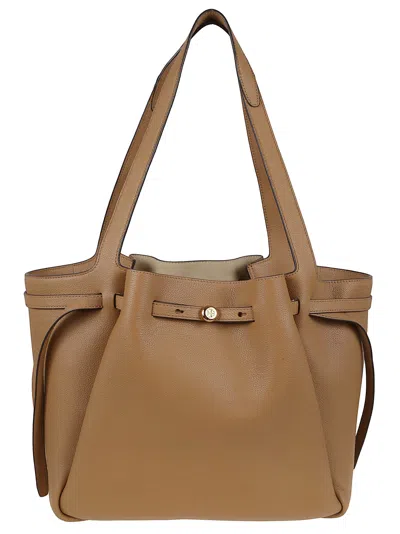 TORY BURCH ROMY PEBBLED TOTE