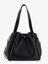Tory Burch Romy Pebbled Tote Leather Shoulder Bag