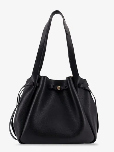 Tory Burch Romy Pebbled Tote Leather Shoulder Bag