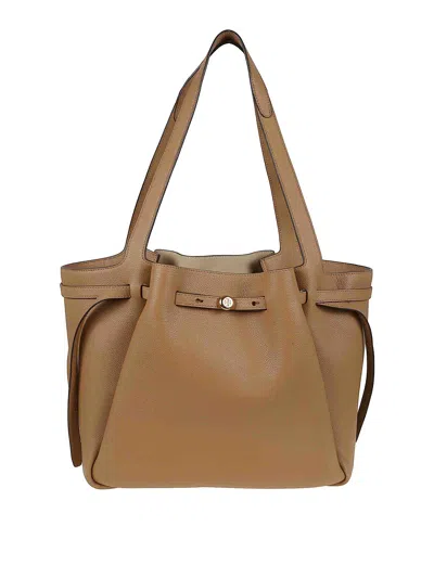 TORY BURCH ROMY PEBBLED TOTE