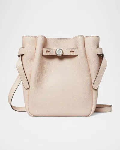 Tory Burch Romy Phone Leather Crossbody Bag In Pink