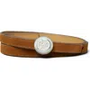 Tory Burch Romy Reversible Belt In Brown