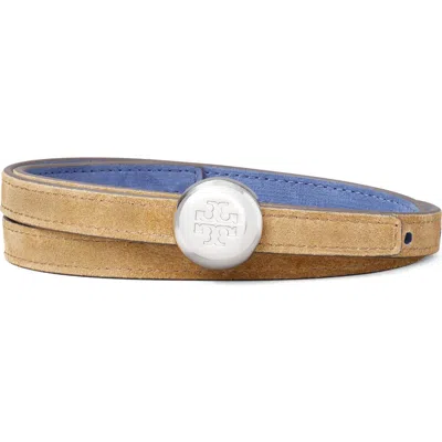 Tory Burch Romy Reversible Belt In Brown