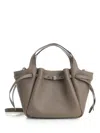 Tory Burch Romy Leather Shoulder Bag In Brown