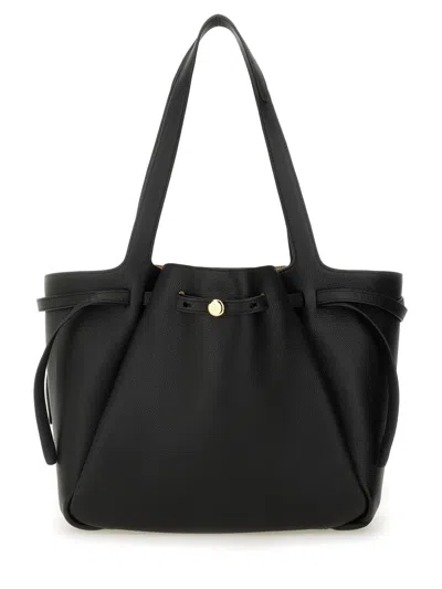 Tory Burch Romy Shopping Bag In Black