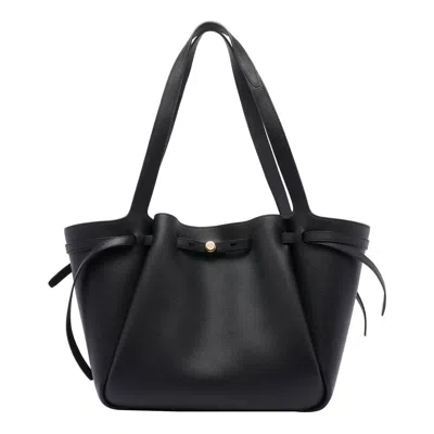 Tory Burch Romy Shopping Bag In Black