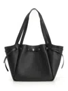 Tory Burch Tote Bag With Double Handles And Gold-tone Hardware In Black