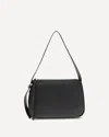 Tory Burch Black Leather Romy Small Shoulder Bag In Black