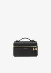 Tory Burch Romy Black Crossbody Bag With Adjustable And Removable Shoulder Strap And Logo Lettering On The Fron In Black