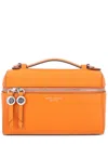 Tory Burch Mini Top Handle Clutch Detachable Strap In Orange