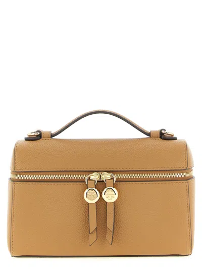Tory Burch Romy Slim Crossbody Bags Brown In Neutral