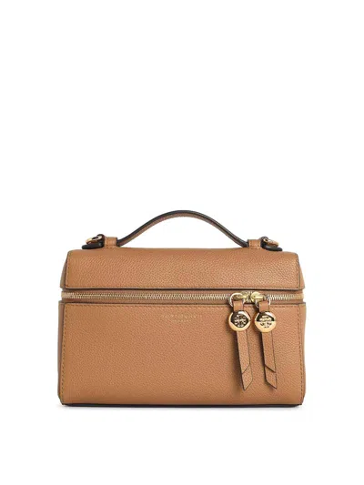 Tory Burch Romy Slim Mini Bag In Brown