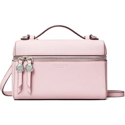 Tory Burch Slim Leather Top Handle Bag In Pink
