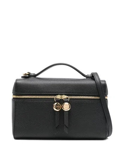 Tory Burch Mini Bags With Top Handle And Crossbody Strap In Black