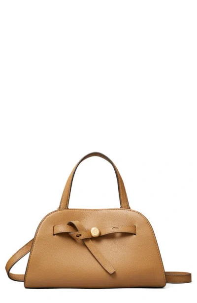 Tory Burch Romy Small Bauletto Leather Handbag In Red