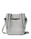 Tory Burch Romy Small Crossbody In Light Granite